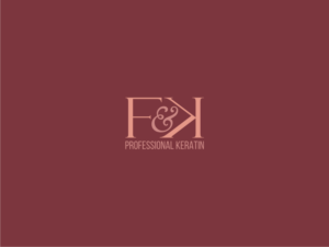 F & K Professional Keratin | Diseño de Logo por Atvento Graphics