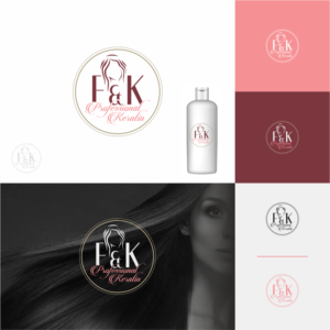 F & K Professional Keratin | Logo Design by Sibyle