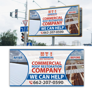 Billboard Design by debdesign for HTI Commercial Roof Restoration.com | Design: #26359667