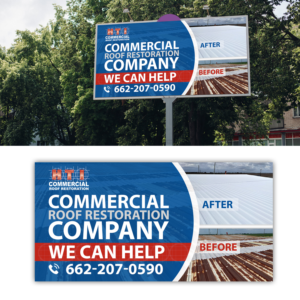 Billboard Design by debdesign for HTI Commercial Roof Restoration.com | Design: #26359668