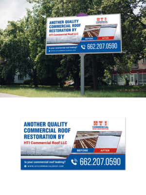 Billboard Design by debdesign for HTI Commercial Roof Restoration.com | Design: #26363941