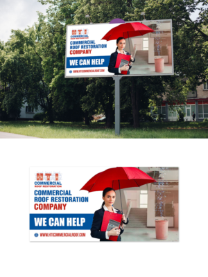 Billboard Design by debdesign for HTI Commercial Roof Restoration.com | Design: #26364992