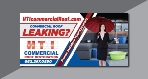 Billboard Design by Deziners Zone for HTI Commercial Roof Restoration.com | Design: #26378254