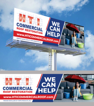 Billboard Design by Aurora:) for HTI Commercial Roof Restoration.com | Design: #26373301