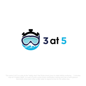 3 at 5 | Logo Design by M 8