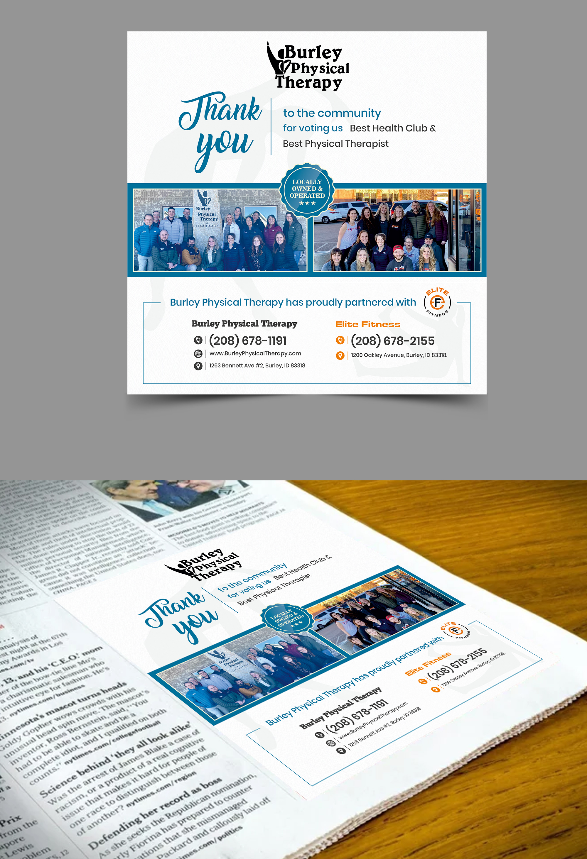 Zeitungsanzeige-Design von ecorokerz für dieses Projekt | Design #26358678