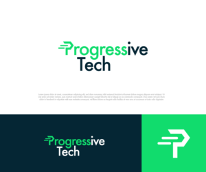 Progressive Tech | Logo Design by Ng V Duc