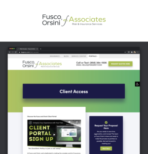 My thought it to use the current logo and add '& Associates' next to it. Then, add 'Risk and Insurance Services' underneath or in another format. | Logo Design by creative.visuals