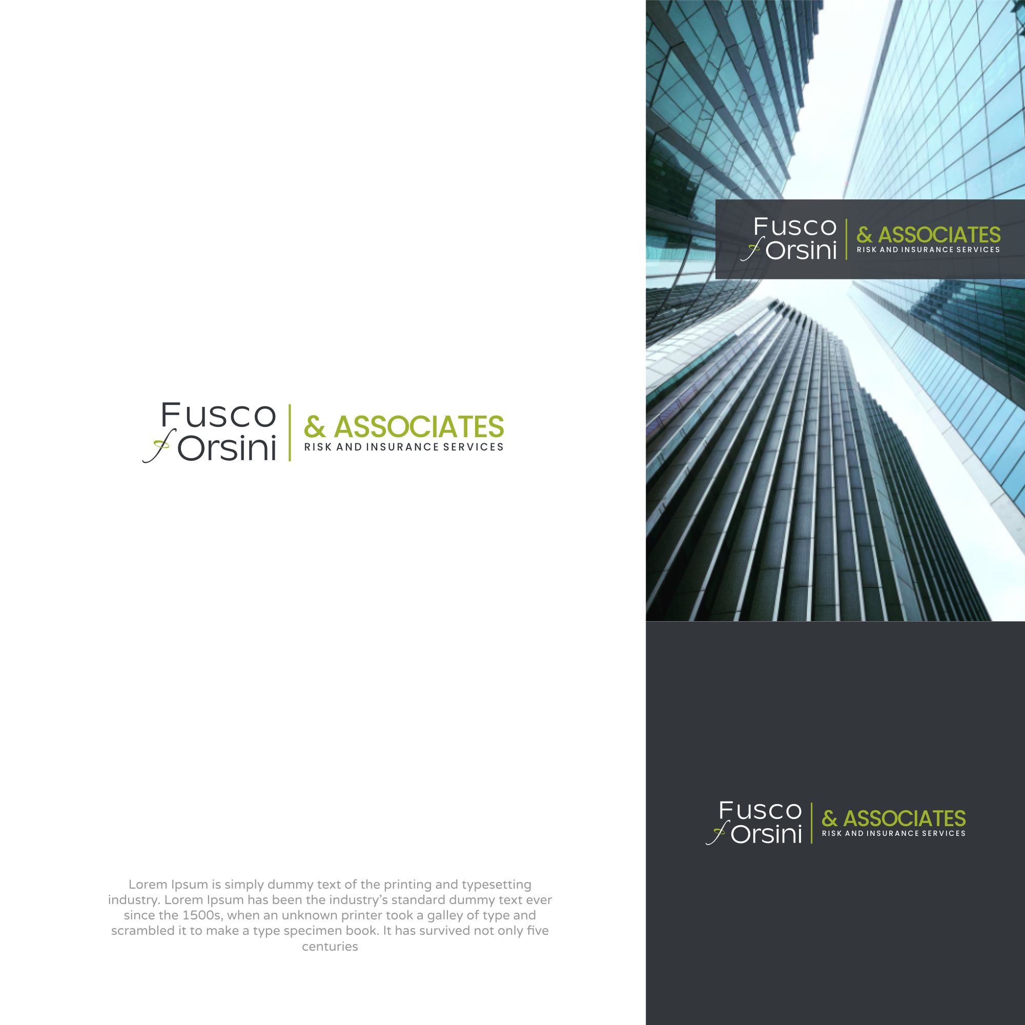 Logo Design by Jenny for Fusco & Orsini Insurance Services | Design #26357626