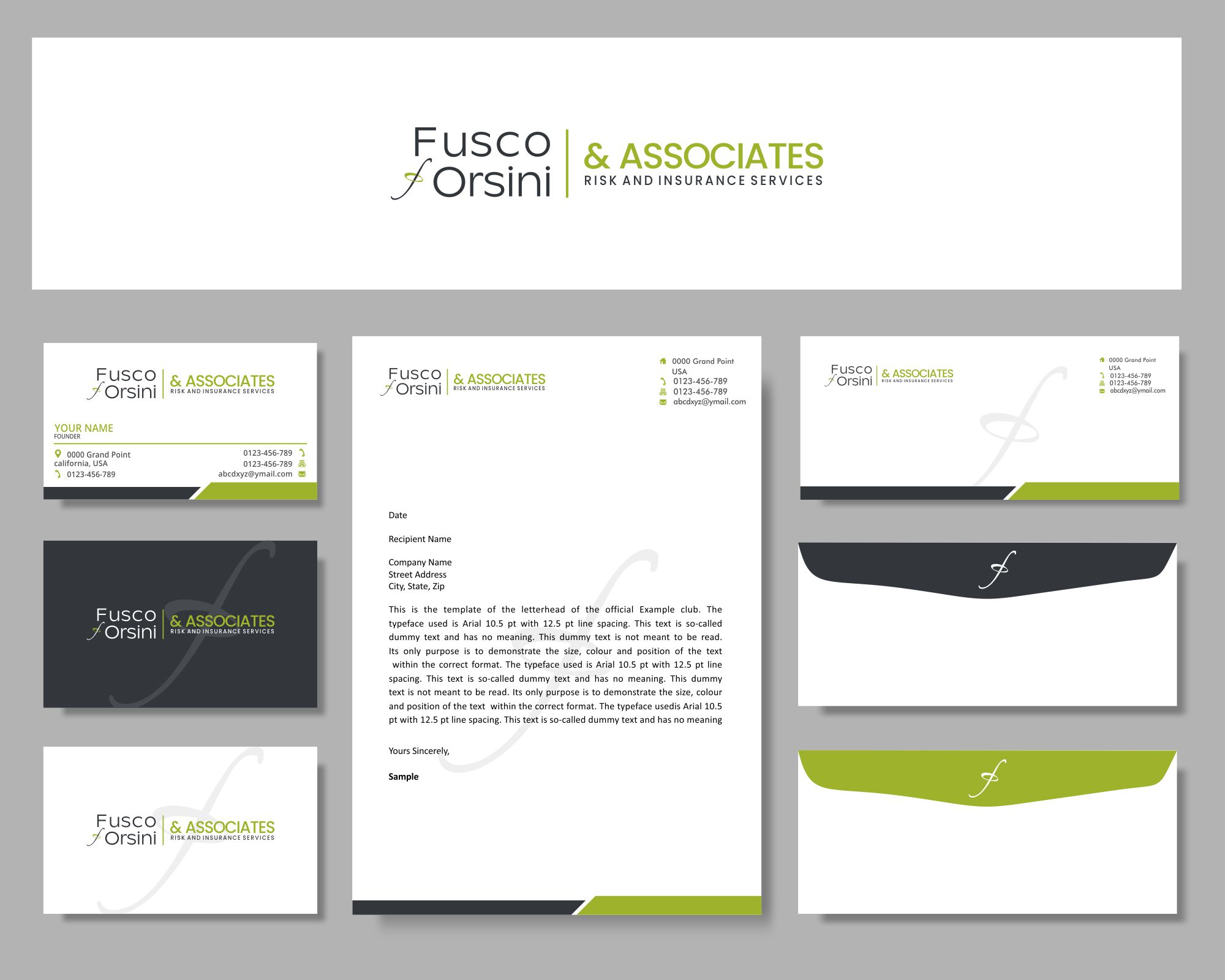 Logo Design by Jenny for Fusco & Orsini Insurance Services | Design #26357660