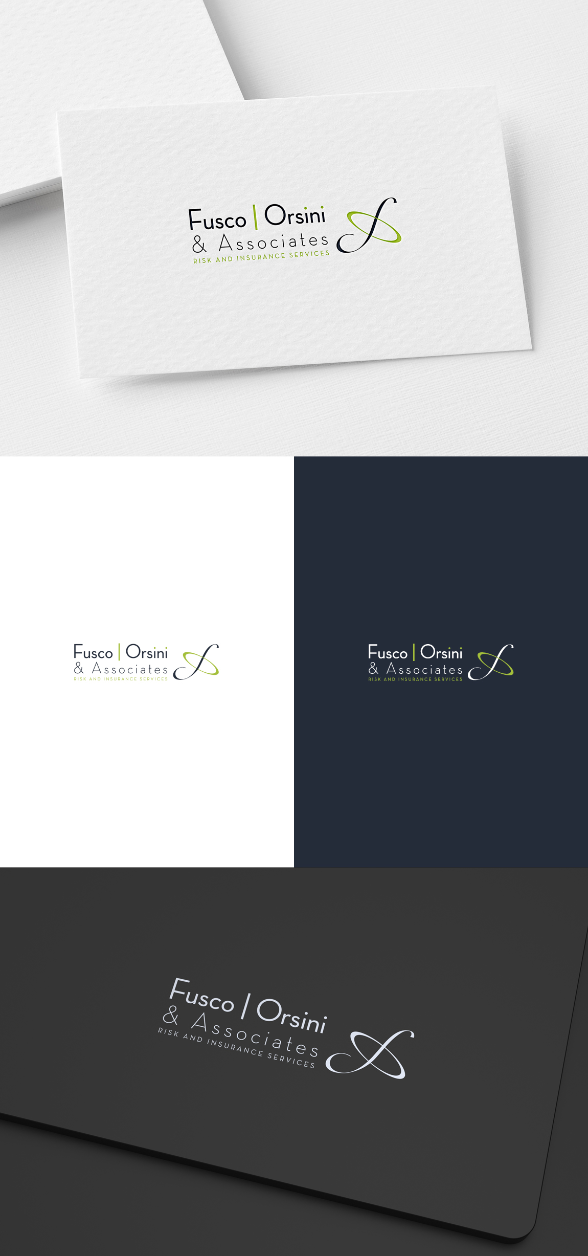 Logo Design by SL Designer for Fusco & Orsini Insurance Services | Design #26356634
