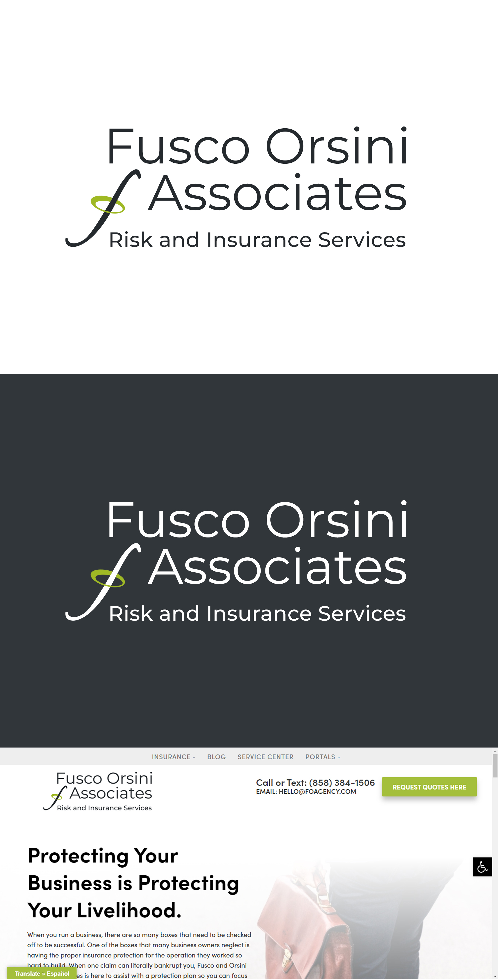 Logo Design by CharithSL for Fusco & Orsini Insurance Services | Design #26356866