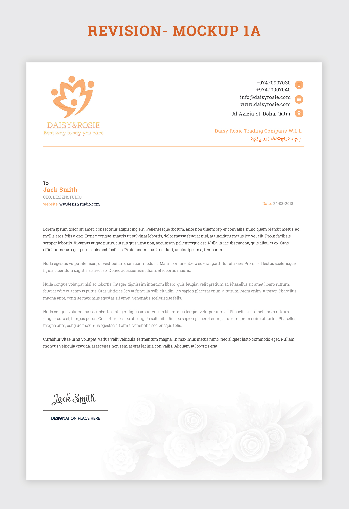 Briefkopf-Design von Expert Designer für Daisy&Rosie  | Design #26369296