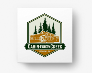 Cabin Bry the Creek | Logo Design by ACK Design