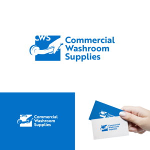 Commercial Washroom Supplies | Diseño de Logo por ICKE
