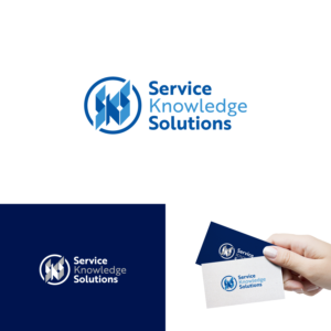 SKS is the symbol. Underneath state: Service Knowledge Solutions | Logo Design by ICKE