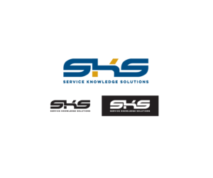SKS is the symbol. Underneath state: Service Knowledge Solutions | Logo Design by Buck Tornado