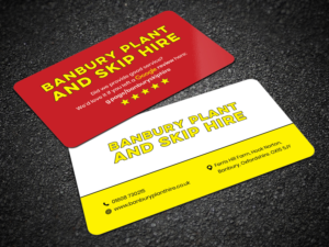 Banbury Plant and Skip Hire Business Card | Design de Carte de Visite par Sandaruwan