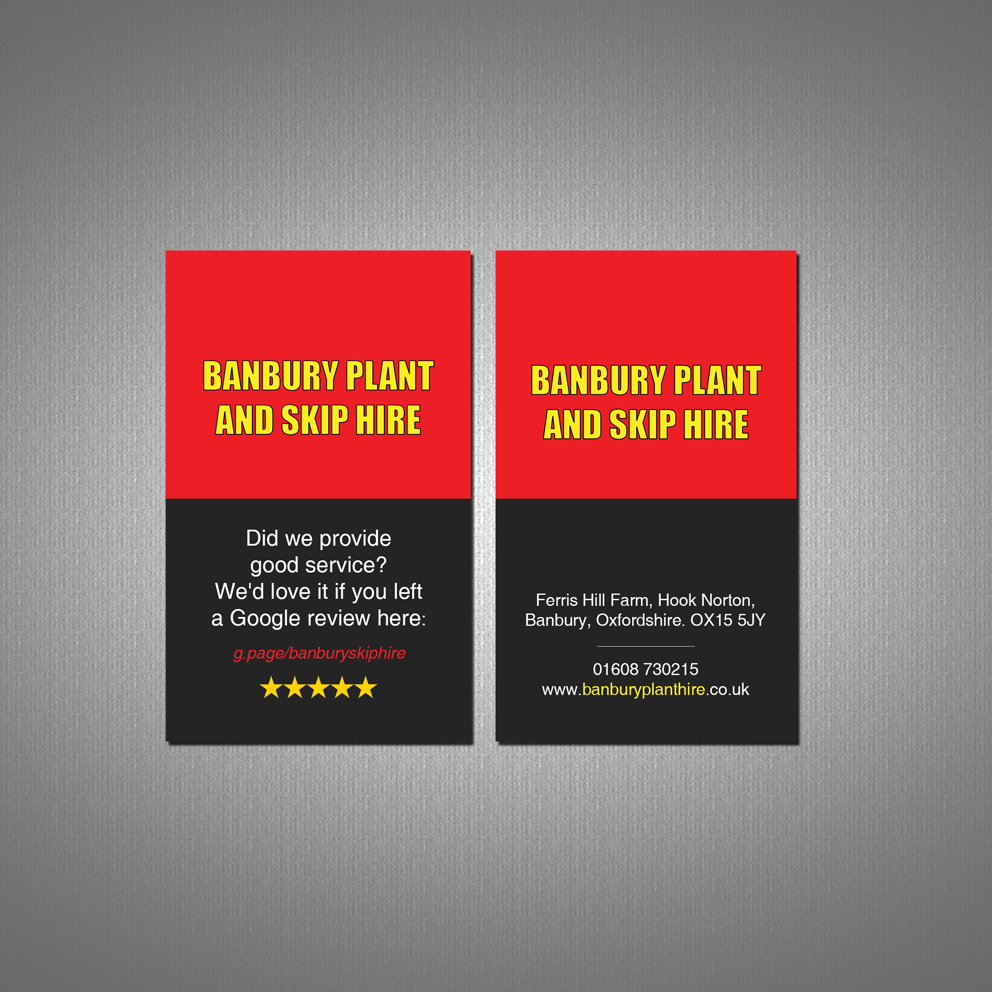 Serious, Bold, Waste Management Business Card Design for a Company by