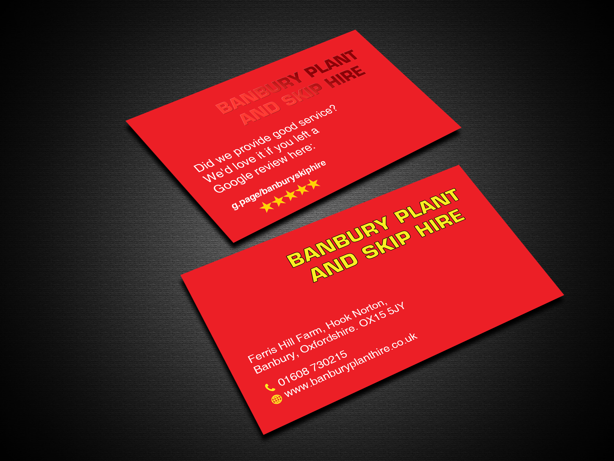 Serious, Bold, Waste Management Business Card Design for a Company by