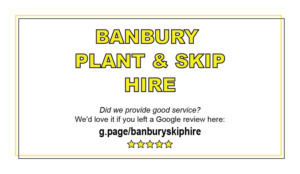 Banbury Plant and Skip Hire Business Card | Business Card Design by Inaaina