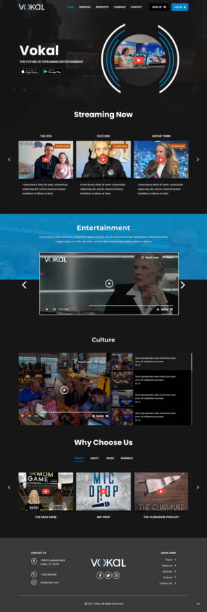 Web Design by pb for this project | Design: #26371609