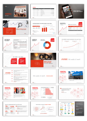 Redesign the internal PowerPoint presentation of the IT company ELCA | PowerPoint Design by ryenacasi