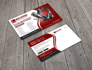 Postcard Design by GraphicsGuru for Wilkins Radio Network | Design: #26372114