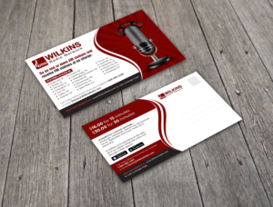 Postcard Design by GraphicsGuru for Wilkins Radio Network | Design: #26372270