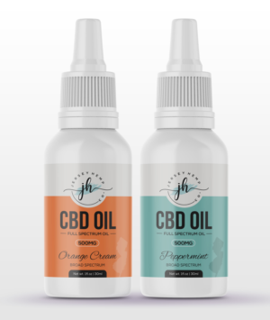JHCo 500mg CBD Tincture | Diseño de Etiqueta por SAI DESIGNS