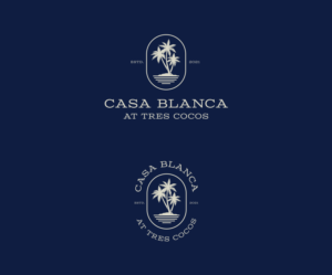 Casa Blanca at Tres Cocos | Logo Design by airborne