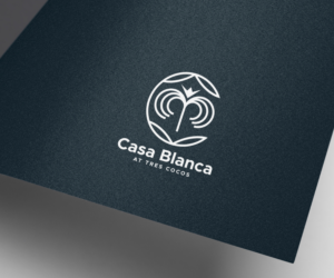 Casa Blanca at Tres Cocos | Logo Design by TrisDesign