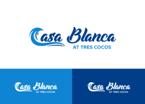 Casa Blanca at Tres Cocos | Logo-Design von ZeneFashions