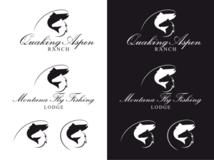 Montana Fly Fishing Lodge | Logo Design by Atvento Graphics