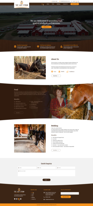 Animal Horse & Bedding Company Needs a Website Coded & Designed | Diseño Web por Ved Web Services
