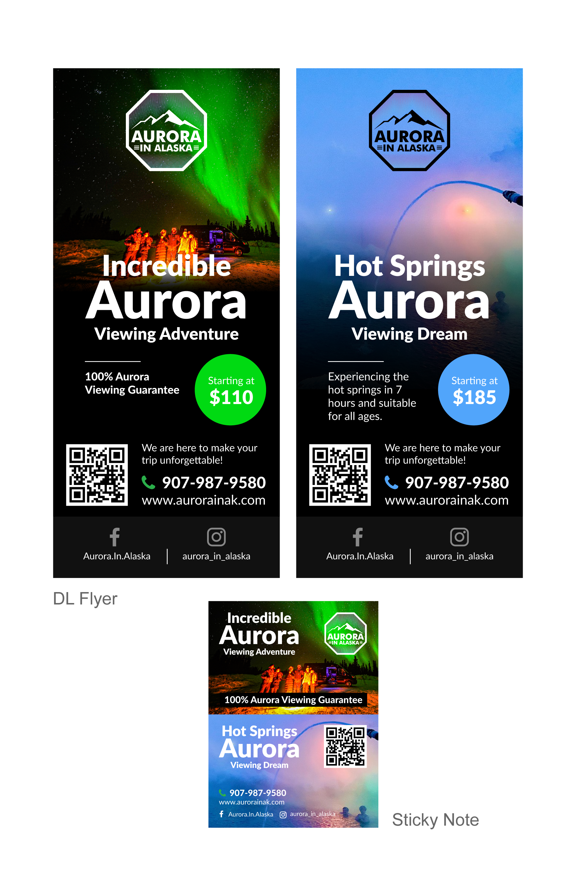 Broschüren-Design von adiazudin für Aurora in Alaska | Design #26452399