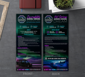 Brochure Design by SAI DESIGNS for Aurora in Alaska | Design: #26418182