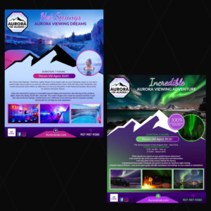 Aurora Tour Company Brochure | Brochure Design by DA.