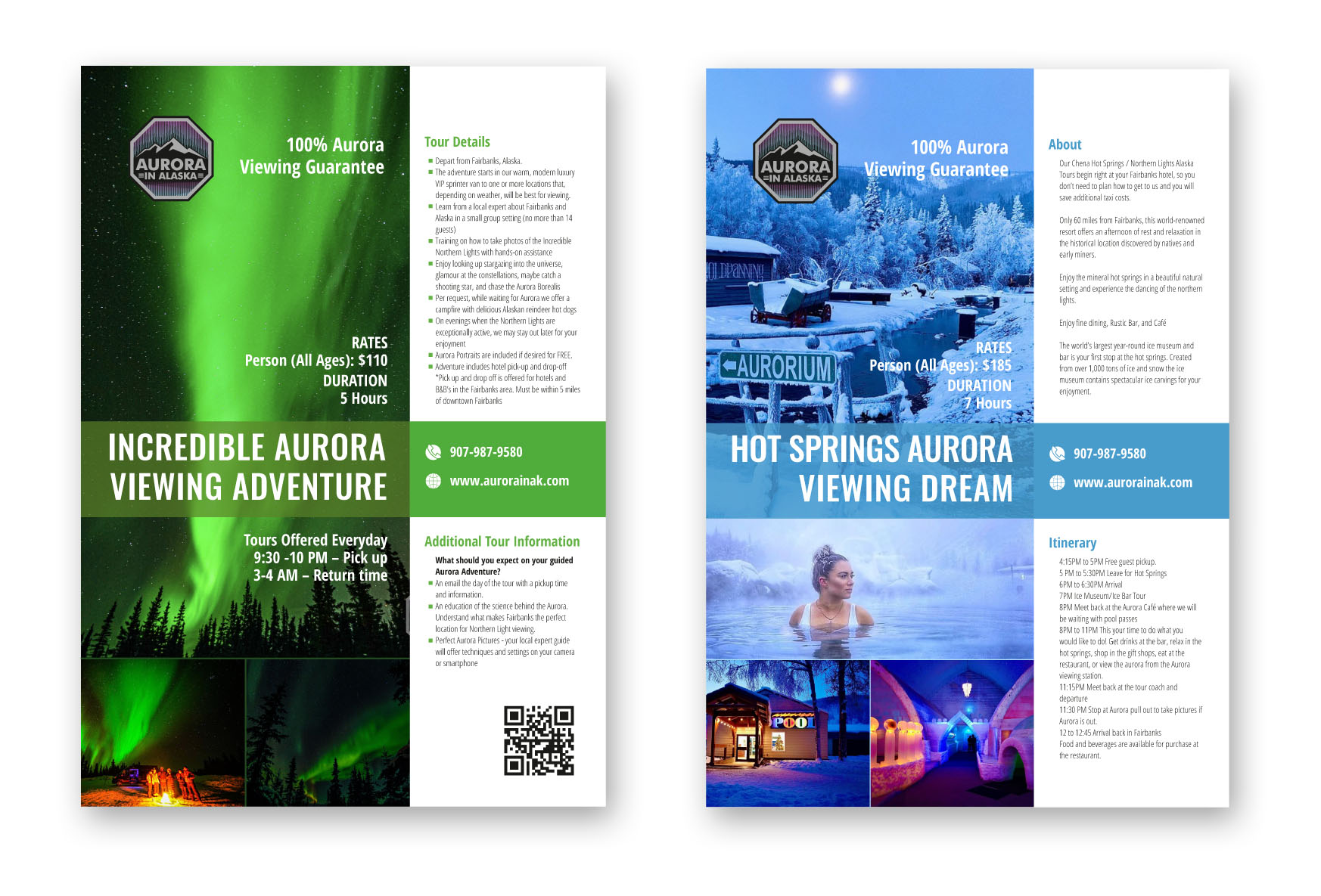 Design de Brochure par Oleg Androsov pour Aurora in Alaska | Design #26366532