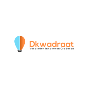 Dkwadraat and possibly payoff Verbinden Innoveren Creëeren | Logo Design by Gerald Design 3