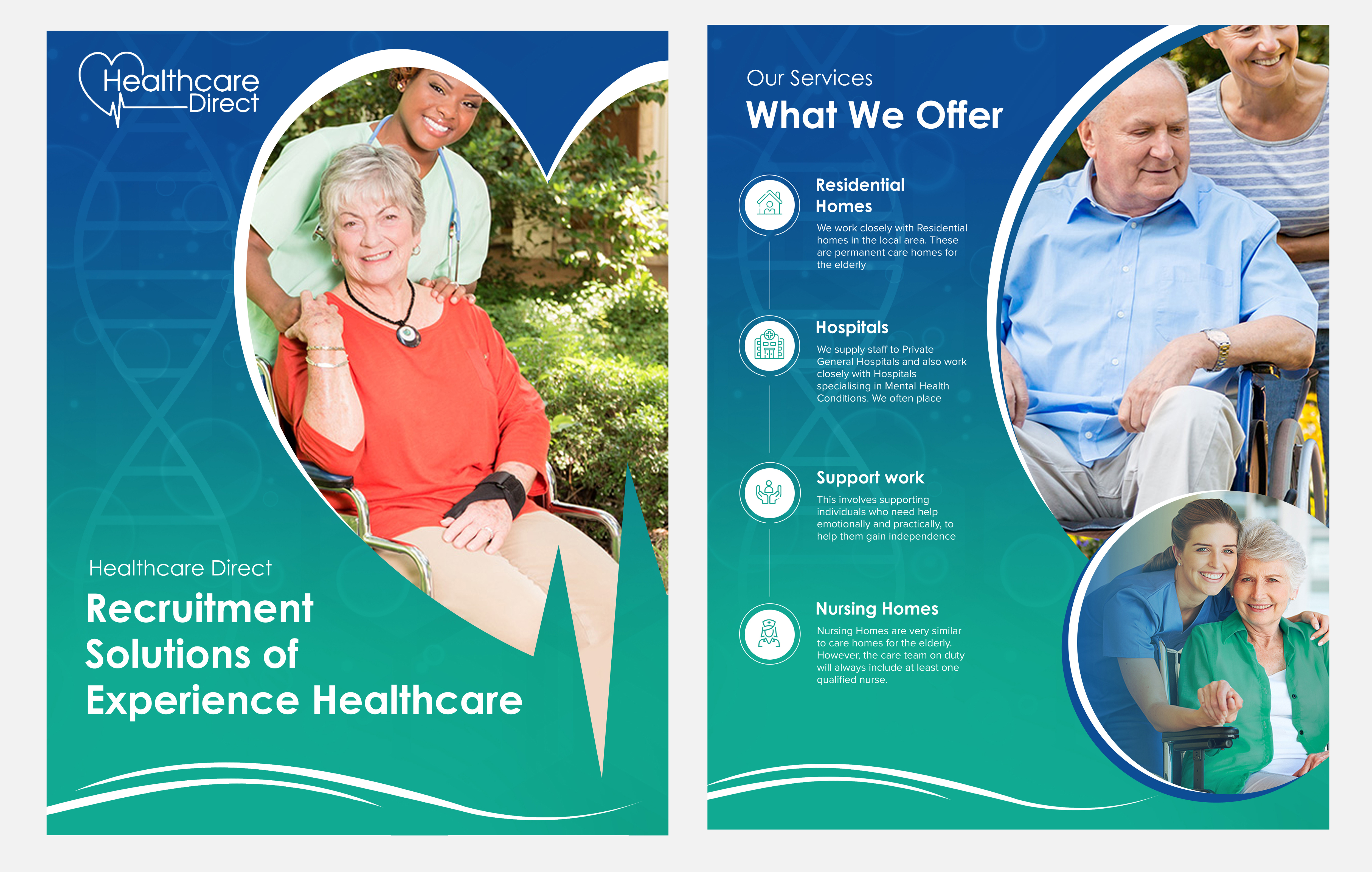 Brochure Design by Blue Sparrow for Staffing Direct | Design #26380986