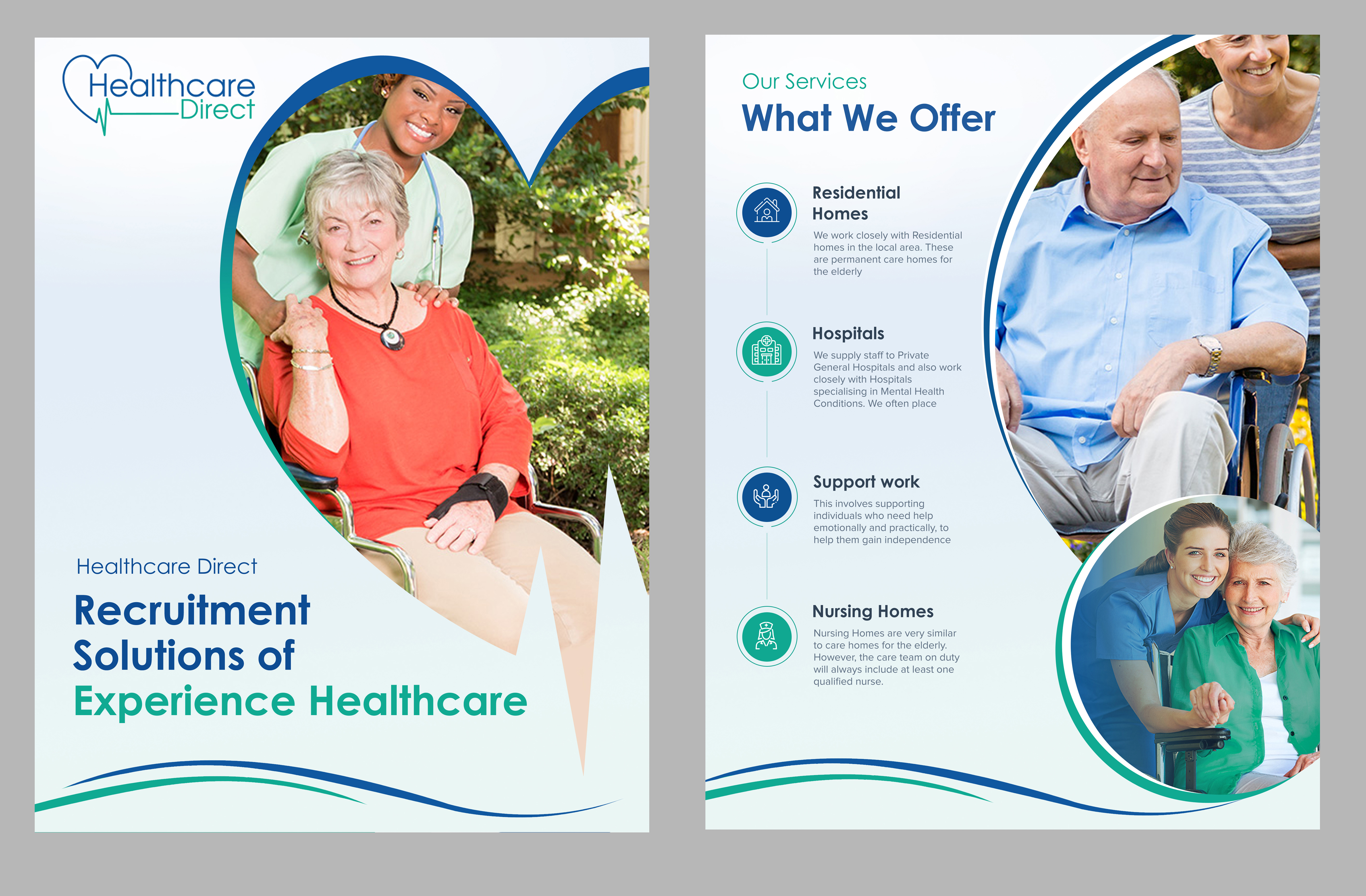 Brochure Design by Blue Sparrow for Staffing Direct | Design #26380988