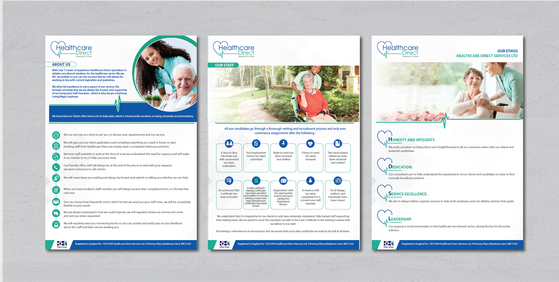 Brochure Design by alex989 for Staffing Direct | Design #26374499