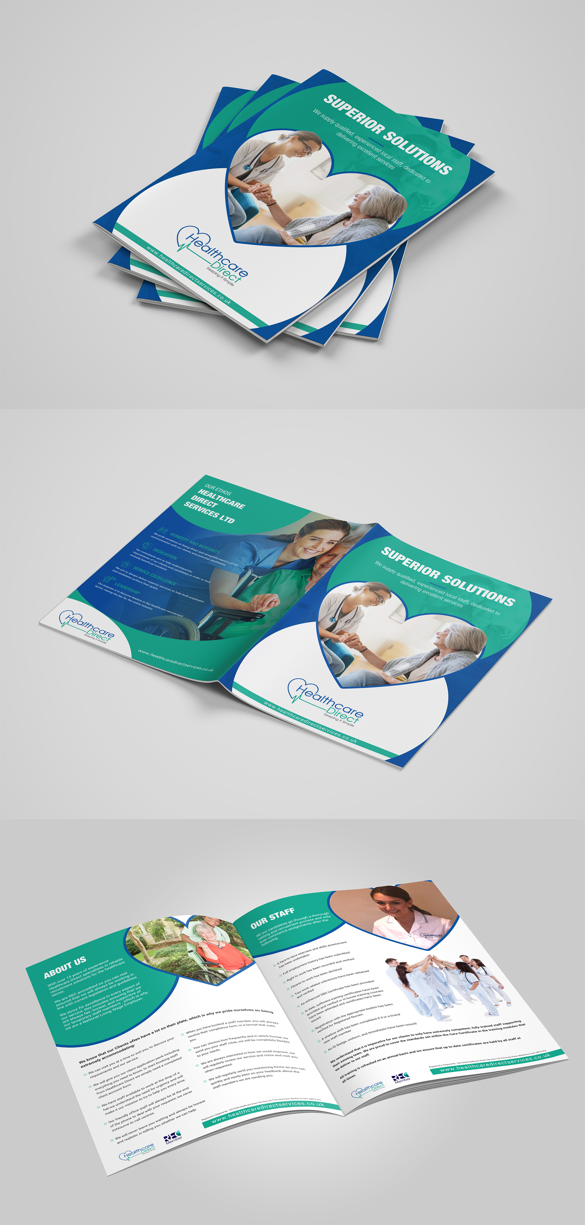 Brochure Design by Deepak_9_Malhotra for Staffing Direct | Design #26378200