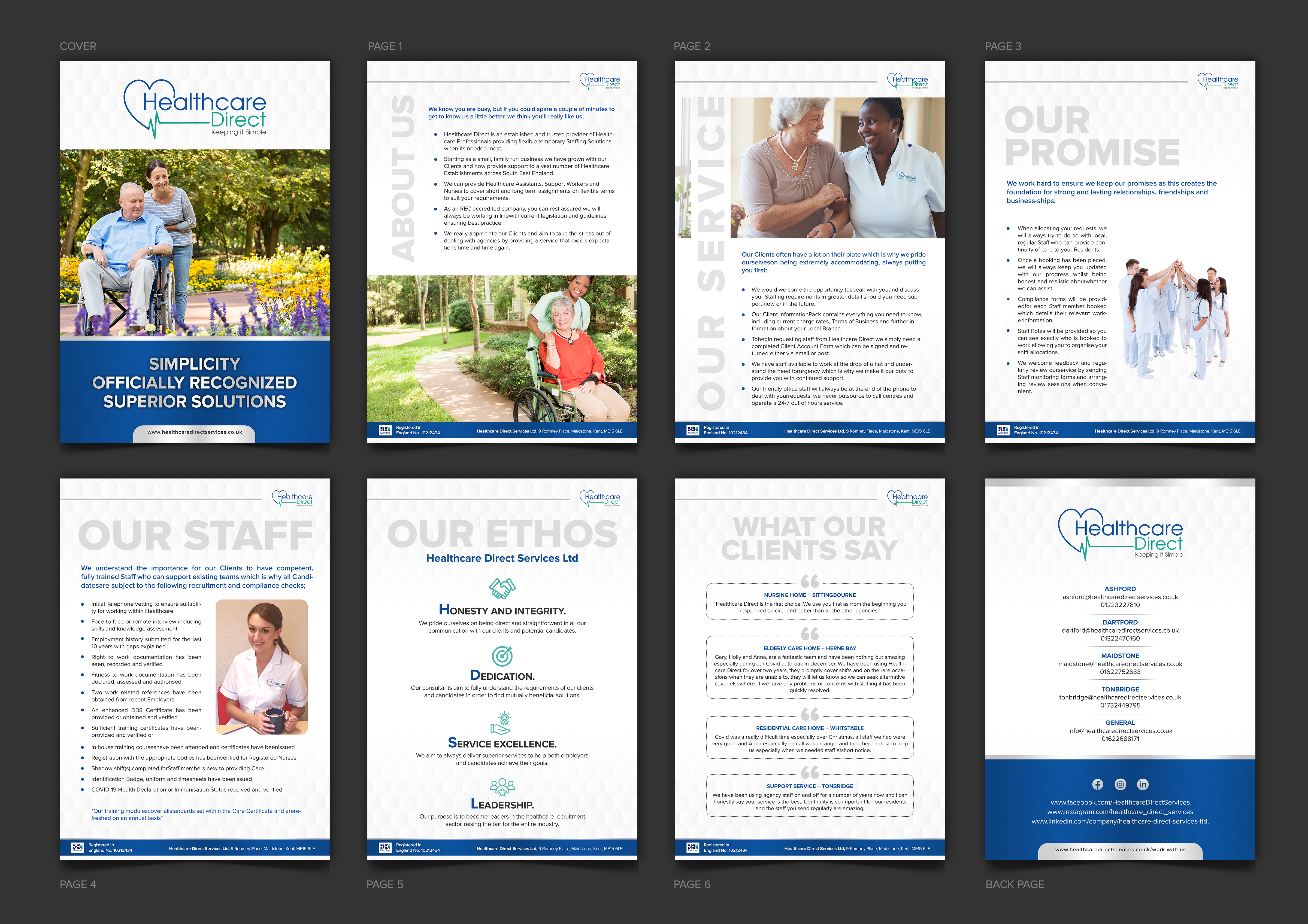 Diseño de Brochure por ARTOGRAPHY para Staffing Direct | Diseño #26413758