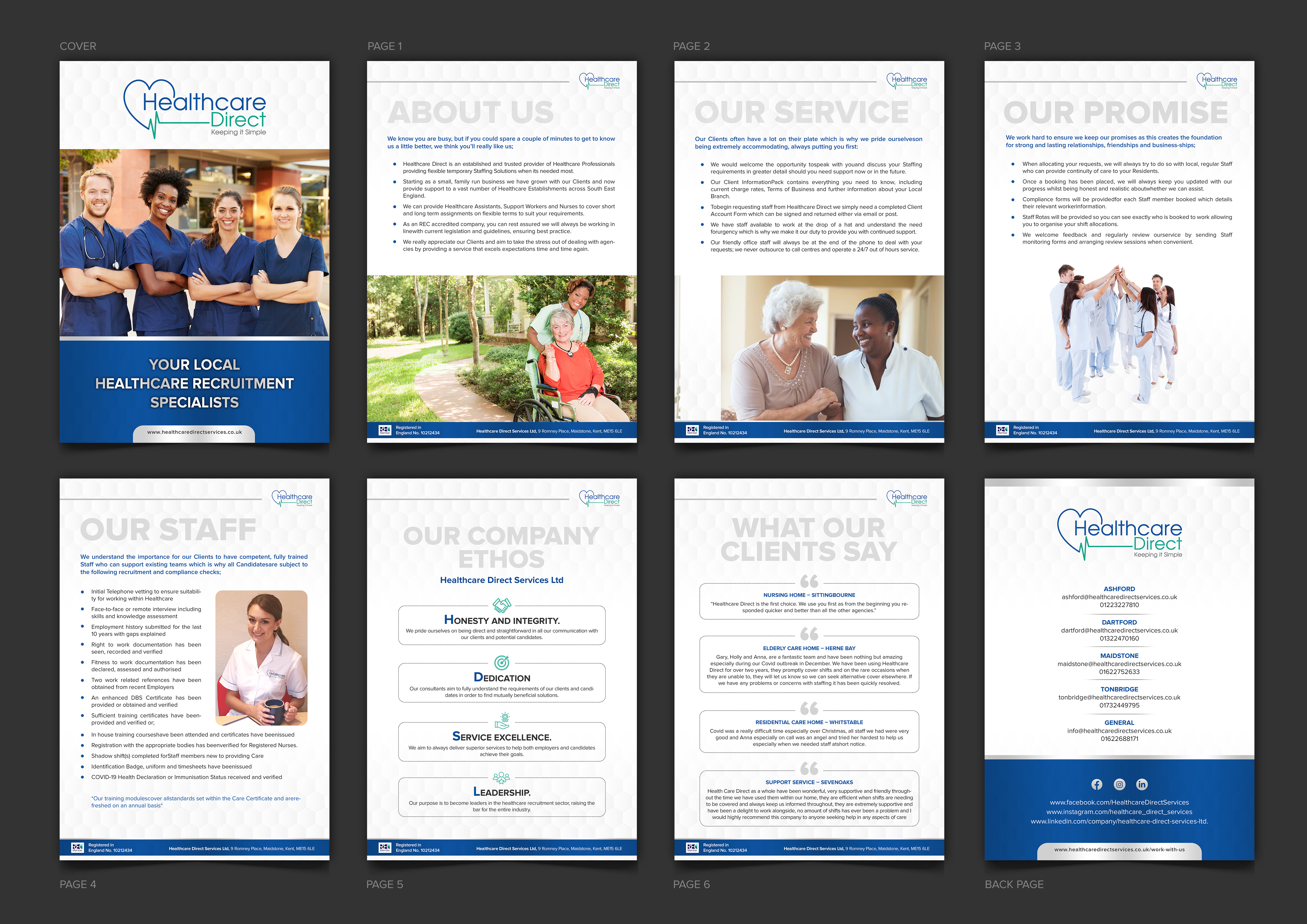 Design de Brochure par ARTOGRAPHY pour Staffing Direct | Design #26438983