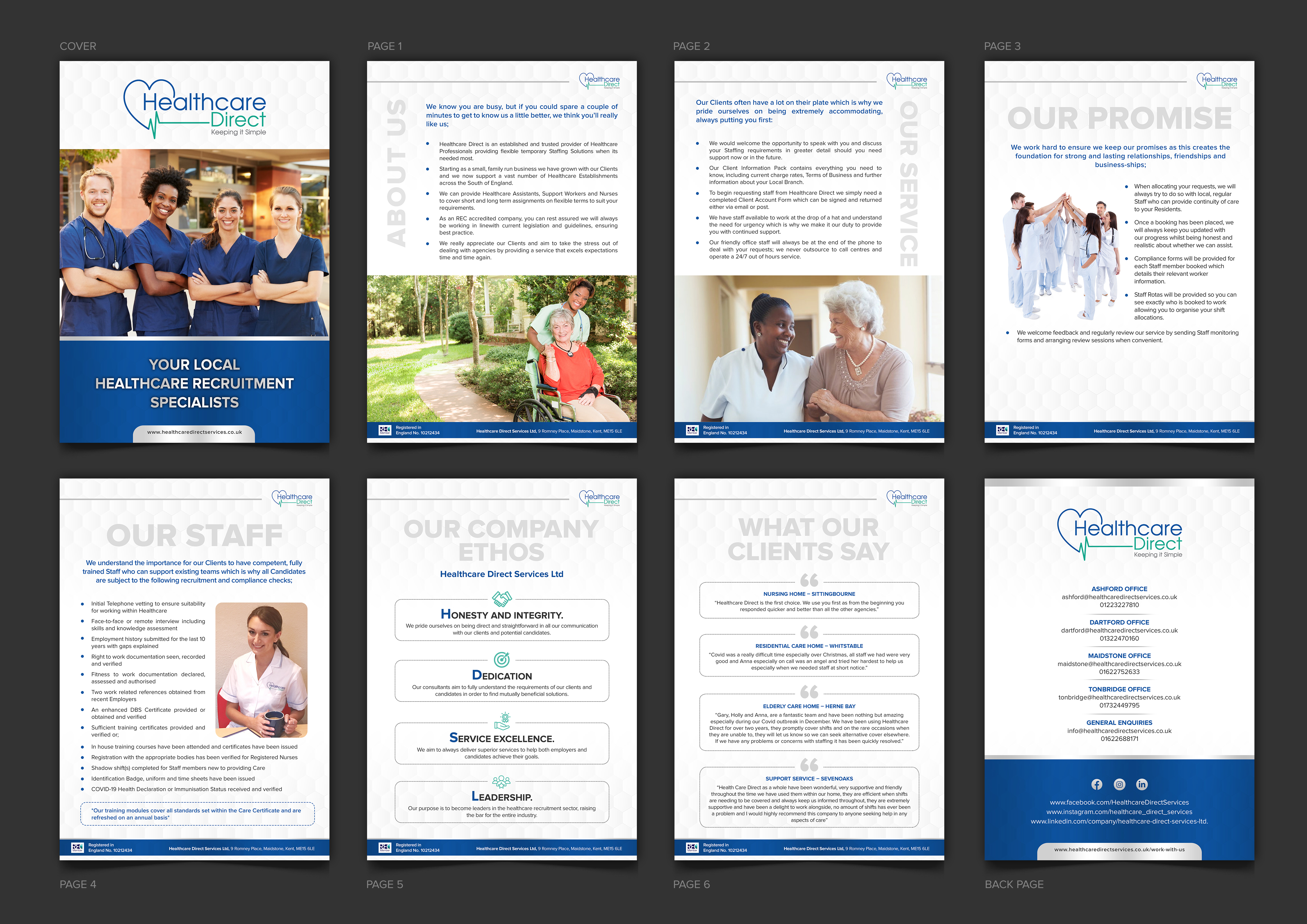 Design de Brochure par ARTOGRAPHY pour Staffing Direct | Design #26471588