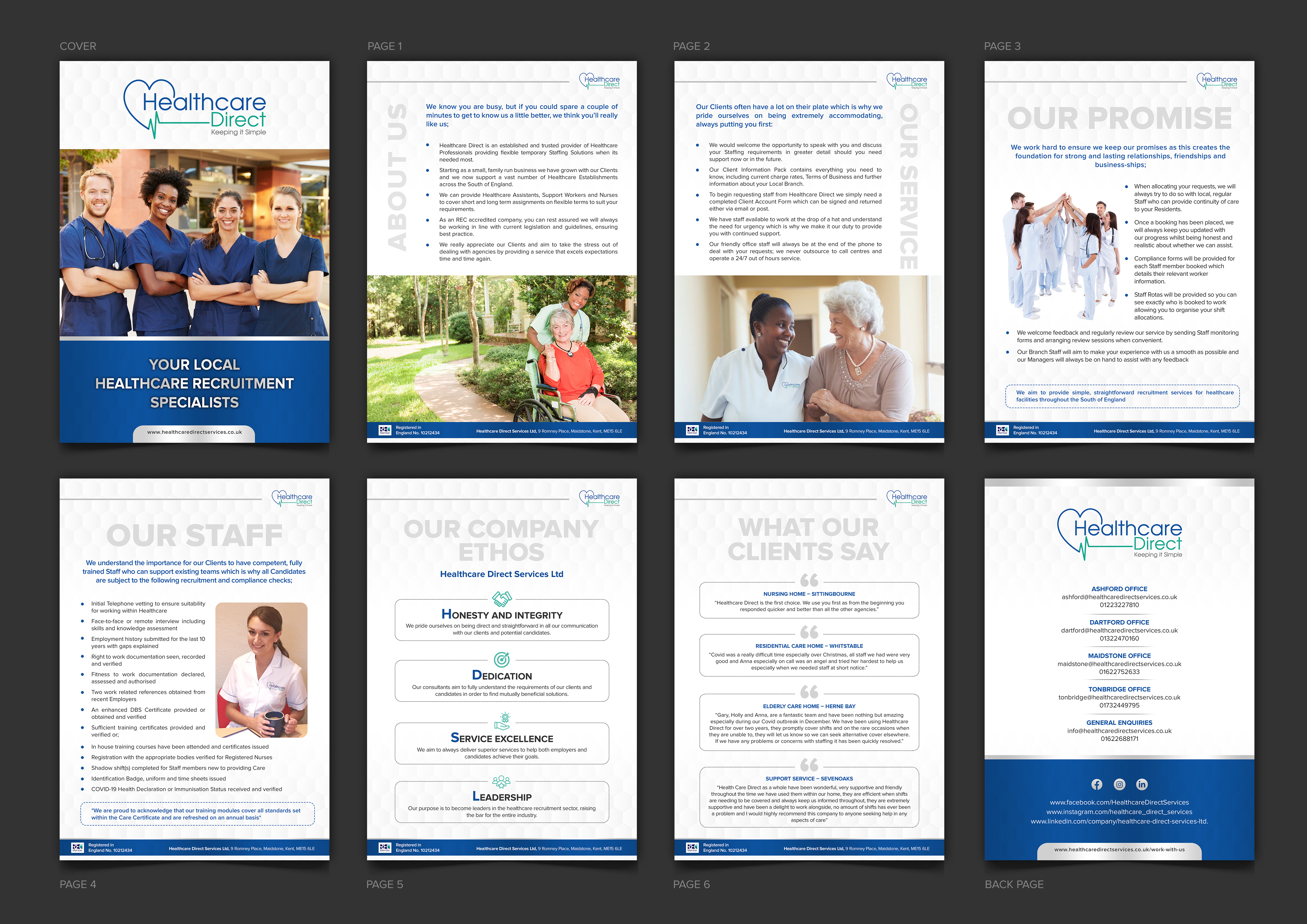 Diseño de Brochure por ARTOGRAPHY para Staffing Direct | Diseño #26477379