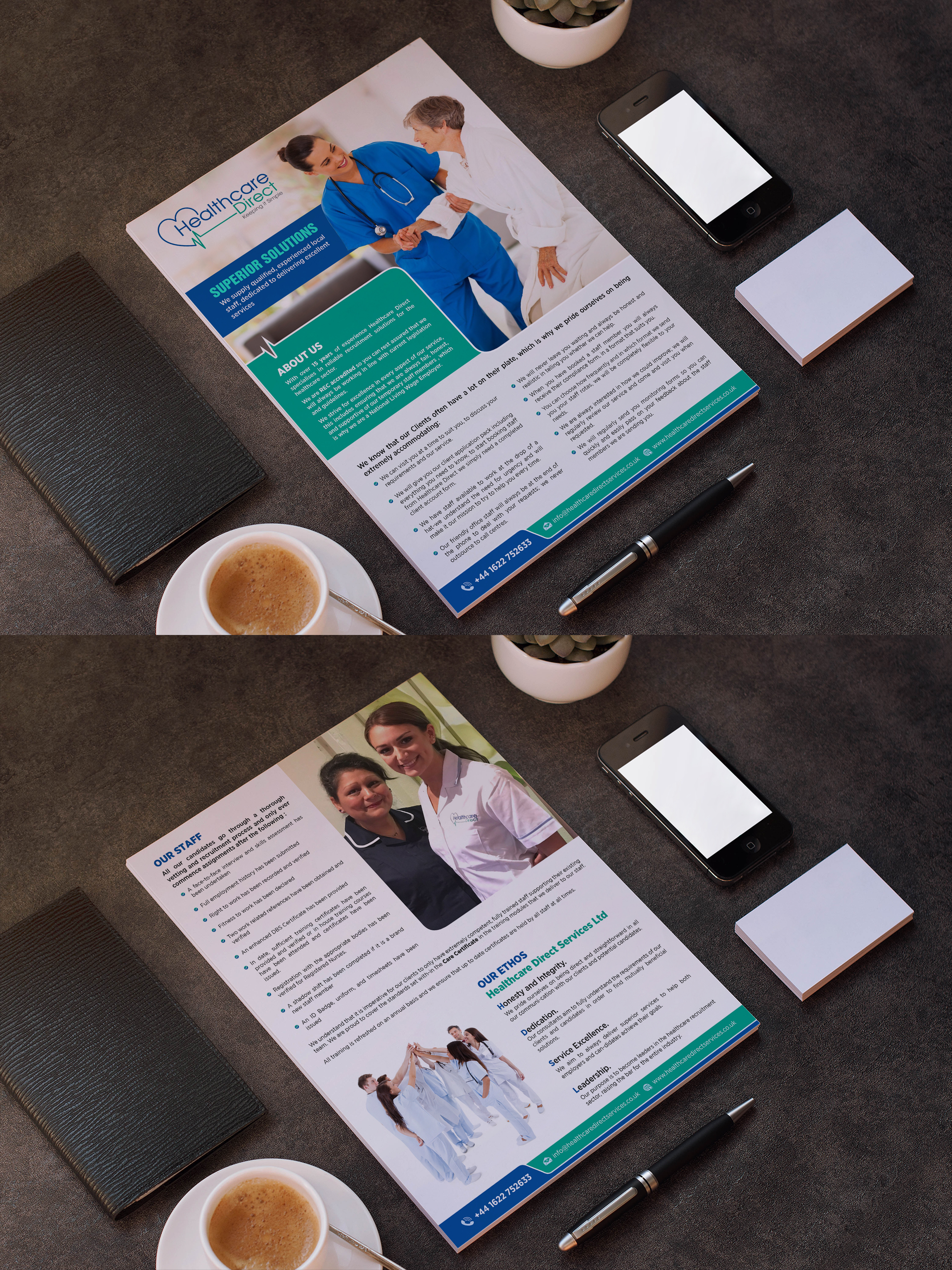 Diseño de Brochure por GraphicsGuru para Staffing Direct | Diseño #26368629
