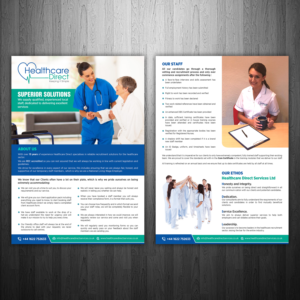 Brochure Design by GraphicsGuru for Staffing Direct | Design: #26369060